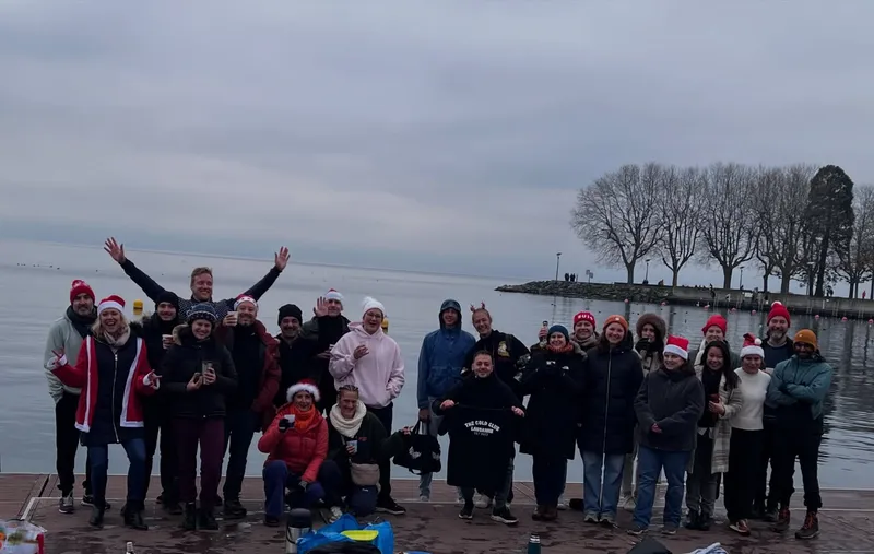 Bain froid de Noël 2025