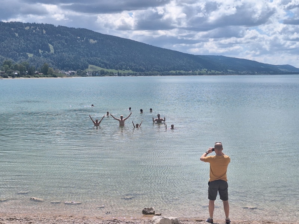Rando au lac de Brenet et plouf au lac de Joux, Lac de Brenet · Lac de Joux